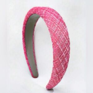 Elegant Women's Pink Fabric Headband